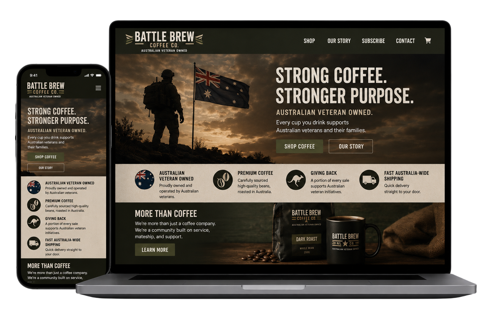 veteran website preview